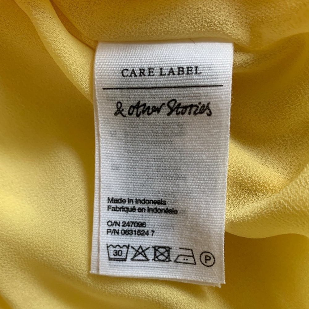 & Other Stories Pastel Yellow Dress - Picture 4 of 11